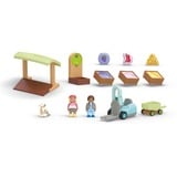 PLAYMOBIL 71691 Junior: Bio-Marktstand & Gabelstapler, Konstruktionsspielzeug 