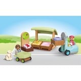 PLAYMOBIL 71691 Junior: Bio-Marktstand & Gabelstapler, Konstruktionsspielzeug 