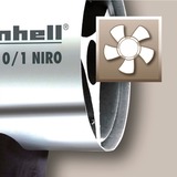 Einhell Heißluftgebläse HGG 110/1 Niro (DE/AT) edelstahl/schwarz, 10 kW