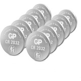 GP Batteries CR2032 GP Lithium Knopfzelle 3Volt, Batterie 10 Stück