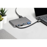 Kensington UH1440P, Dockingstation silber, USB-C, USB-A, HDMI, DP, VGA