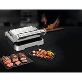 Tefal OptiGrill 2in1 GC773D, Kontaktgrill edelstahl, 2.100 Watt, mit Grillzange