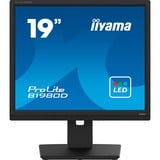 iiyama ProLite B1980D-B5, LED-Monitor 48 cm (19 Zoll), schwarz, SXGA, TN, VGA, DVI