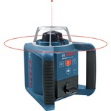 Bosch Rotationslaser GRL 300 HV Professional blau/schwarz, rote Laserlinie und Lotpunkt, mit Laser-Empfänger LR 1, in L-BOXX