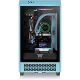 Thermaltake The Tower 200 , Tower-Gehäuse türkis, Tempered Glass