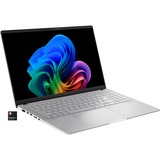 ASUS Vivobook S 15 (S5507QA-MA051W), Notebook silber, Windows 11 Home 64-BIt, 39.6 cm (15.6 Zoll) & 120 Hz Display, 1 TB SSD