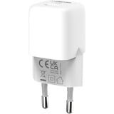 Ansmann Home Charger HC130PD-mini, 30 Watt, Ladegerät weiß, 1x USB-C, GaN, PowerDelivery, Multisafe-Technologie