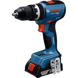 Bosch Akku-Schlagbohrschrauber GSB 18V-65 Professional, 18Volt blau, 2x Li-Ion Akku ProCORE18V 4,0Ah, in L-BOXX