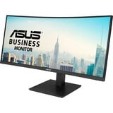 ASUS VA34VCPSR, LED-Monitor 86.4 cm (34 Zoll), schwarz, WQHD, VA, Curved, USB-C, HDR10, 100Hz Panel