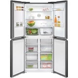 Bosch KMC85LBEA Serie 4, French Door schwarz