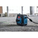 Bosch Linienlaser GLL 20-22 G Professional blau/schwarz, grüne Laserlinien, inkl. Universalhalter LB 10