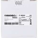 Bosch X-LOCK Fiberschleifscheibe R444 Expert for Metal, Ø 115mm, K100 Bohrung 22,23mm