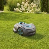 GARDENA Mähroboter smart SILENO max 1.500m² grau/türkis, Li-Ionen Akku, LONA-Technologie