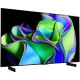 LG OLED42C31LA, OLED-Fernseher 105.5 cm (42 Zoll), schwarz/dunkelsilber, UltraHD/4K, HDR, SmartTV, 100Hz Panel