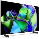 LG OLED42C31LA, OLED-Fernseher 105.5 cm (42 Zoll), schwarz/dunkelsilber, UltraHD/4K, HDR, SmartTV, 100Hz Panel