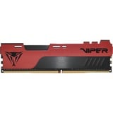 Patriot DIMM 8 GB DDR4-2666  , Arbeitsspeicher rot/schwarz, PVE248G266C6, Viper Elite II, INTEL XMP