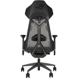 ASUS ROG Destrier Ergo Gaming-Stuhl schwarz/grau, mobile Gaming-Armstützmodus, Akustikpaneel