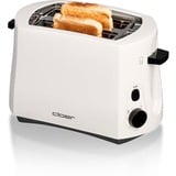 Cloer Toaster 331 weiß, 825 Watt, für 2 Scheiben Toast