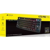 Corsair K70 PRO TKL, Gaming-Tastatur schwarz, DE-Layout, Corsair MGX