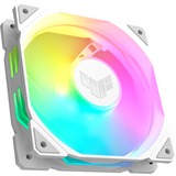 ASUS TUF GAMING TR120 ARGB, Gehäuselüfter weiß/transparent, Reverse Blade, 120 mm