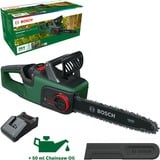 Bosch Akku-Kettensäge AdvancedChain 36V 35-40, 36Volt grün/schwarz, Li-Ionen Akku 2,0Ah, POWER FOR ALL