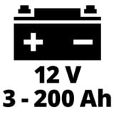 Einhell Batterie-Ladegerät CE-BC 10 M rot/schwarz, für Kfz- und Motorradbatterien