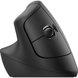 Logitech Lift for Business, Maus graphit, Logi Bolt, Bluetooth, Windows/macOS/Linux/ChromeOS/iPadOS/Android