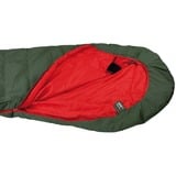 High Peak Mumienschlafsack Pak 600 ECO dunkelgrün/rot