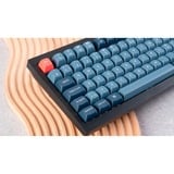 Keychron V1 Max, Gaming-Tastatur schwarz/blaugrau, DE-Layout, Gateron Jupiter Brown, Hot-Swap, RGB