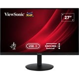 ViewSonic VG2709U-2K, LED-Monitor 69 cm (27 Zoll), schwarz (matt), QHD, IPS, USB Hub, USB-C, RJ45, 100Hz Panel