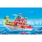 PLAYMOBIL 71598 Action Heroes Feuerlöschboot, Konstruktionsspielzeug 