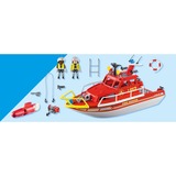 PLAYMOBIL 71598 Action Heroes Feuerlöschboot, Konstruktionsspielzeug 