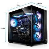 Thermaltake FTW 380i, Gaming-PC schwarz, Windows 11 Home 64-Bit