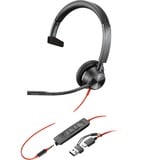 Poly Poly Blackwire 3315, Headset schwarz, Mono, USB-C