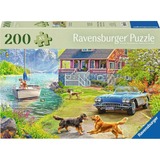 Ravensburger Feel Well & Puzzle - Sommerhaus am See 200 Teile