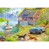 Ravensburger Feel Well & Puzzle - Sommerhaus am See 200 Teile