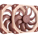 Noctua NF-A14x25 G2 PWM Sx2-PP, Gehäuselüfter PWM-Anschluss, 2 Lüfter, 140 mm