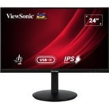 ViewSonic VG2409-MHDU-2, LED-Monitor 61 cm (24 Zoll), schwarz, FullHD, IPS, USB-C Hub, 100Hz Panel