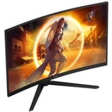 AOC CQ32G4VE Generalüberholt, Gaming-Monitor 81.3 cm (32 Zoll), schwarz/grau, QHD, Fast VA, Curved, HDMI, DP, 180Hz Panel