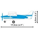 COBI Cessna 172 Skyhawk, Konstruktionsspielzeug weiß/blau