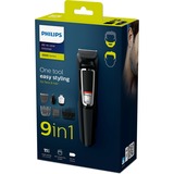 Philips Multigroom Series 3000 9-in-1 , Haarschneider schwarz, Gesicht & Haare