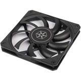 SilverStone SilvStone SST-AS120B, Gehäuselüfter schwarz/transparent, 120 mm