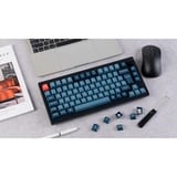 Keychron V1 Max, Gaming-Tastatur schwarz/blaugrau, DE-Layout, Gateron Jupiter Banana, Hot-Swap, RGB