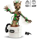 LEGO 76297 Marvel Super Heroes Tanzender Groot, Konstruktionsspielzeug 