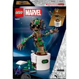 LEGO 76297 Marvel Super Heroes Tanzender Groot, Konstruktionsspielzeug 