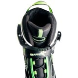 Muuwmi Verstellbare Kinderinliner Gr. 33-36, Inline-Skates grün/schwarz