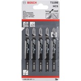 Bosch Stichsägeblatt T 119 B Basic for Wood, 92mm 5 Stück