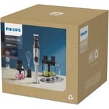 Philips 5000 Series Stabmixer HR2685/00 schwarz/edelstahl, 1.200 Watt, mit Küchenmaschinen-Aufsatz, Zerkleinerer, Schneebesen