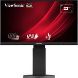 ViewSonic VG2208A, LED-Monitor 54.5 cm (22 Zoll), schwarz, FullHD, IPS, USB-Hub, 100Hz Panel