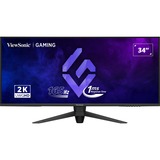 ViewSonic VX3480-2K-PRO, Gaming-Monitor 86.4 cm (34 Zoll), schwarz, UWQHD, VA, HDR, AMD FreeSync Premium, 165Hz Panel